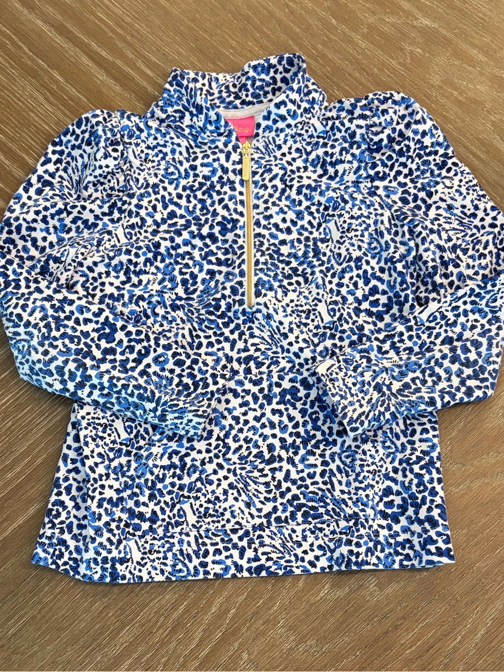Lilly Pulitzer Mini Cabello Half Zip Popover in Resort White Twisted Up